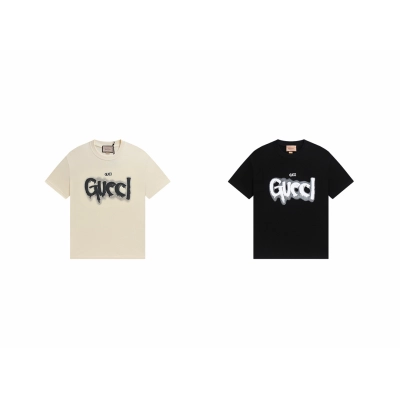 Gucci T-shirt YL#841 Black/Apricot 01