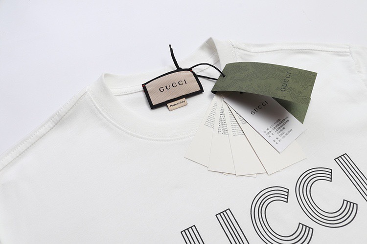 Gucci T-shirt YL#842 Black/White