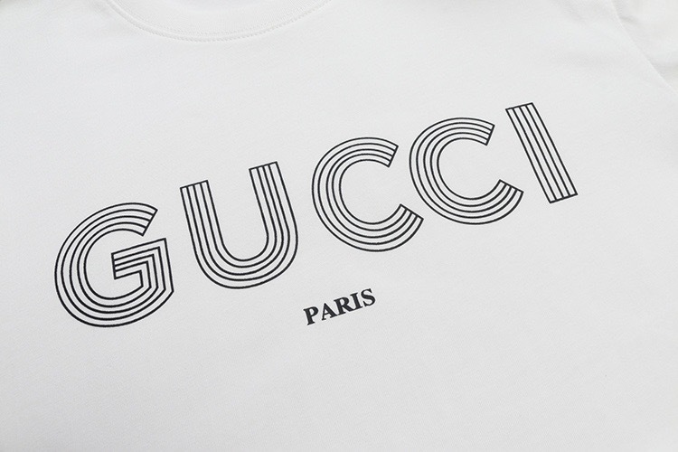 Gucci T-shirt YL#842 Black/White