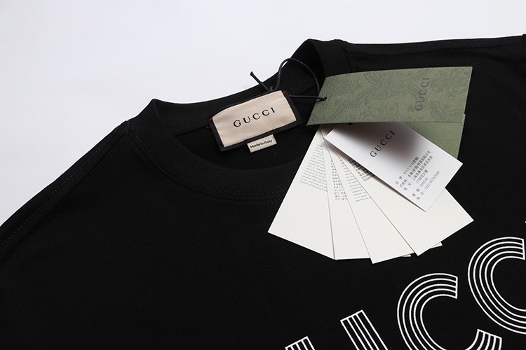 Gucci T-shirt YL#842 Black/White