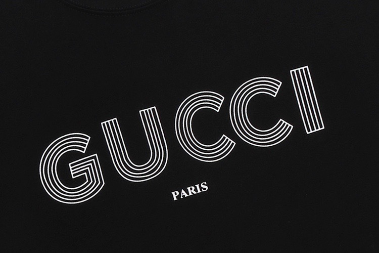 Gucci T-shirt YL#842 Black/White