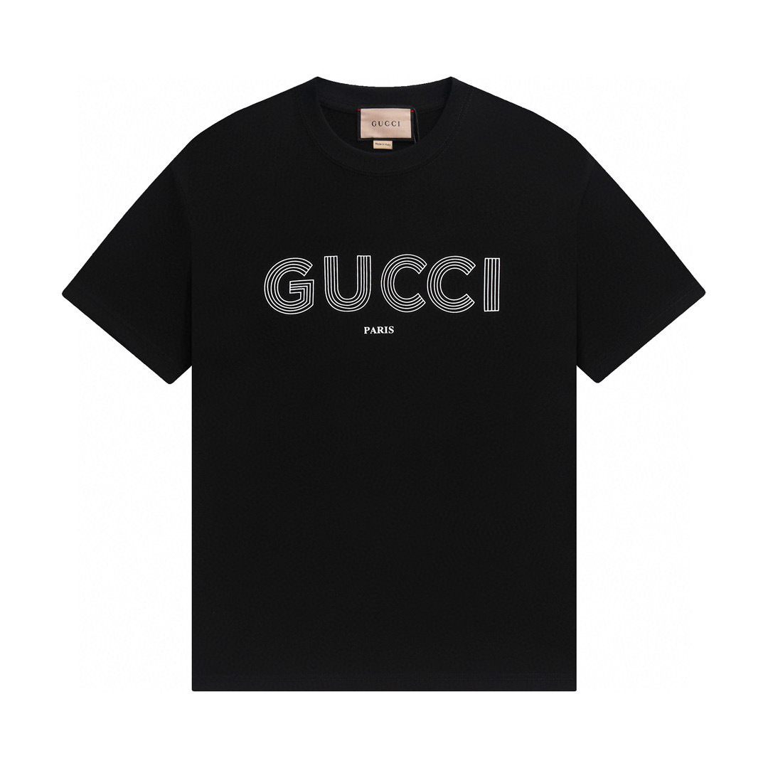 Gucci T-shirt YL#842 Black/White