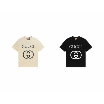 Gucci T-shirt YL#845 Black/Apricot 01