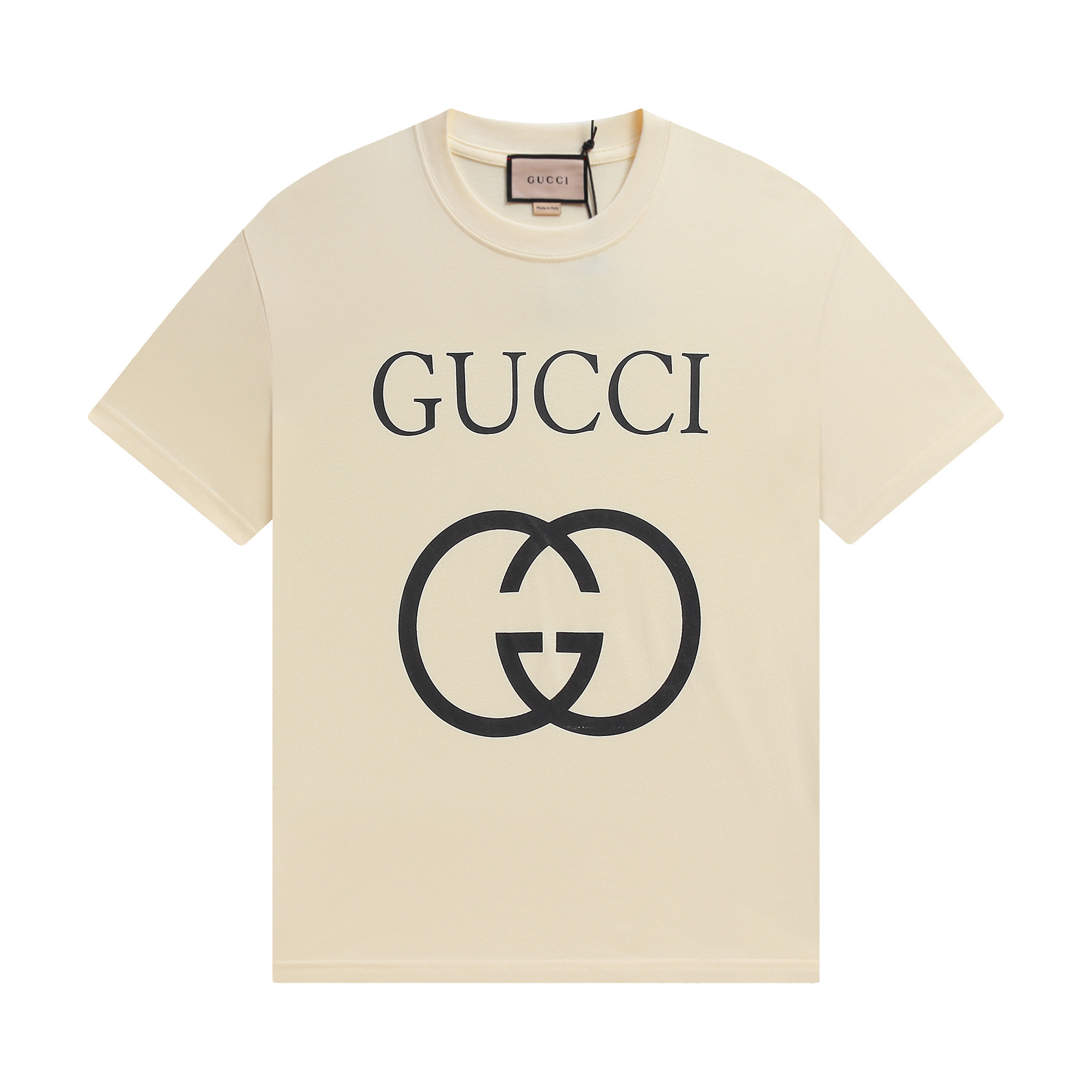 Gucci T-shirt YL#845 Black/Apricot