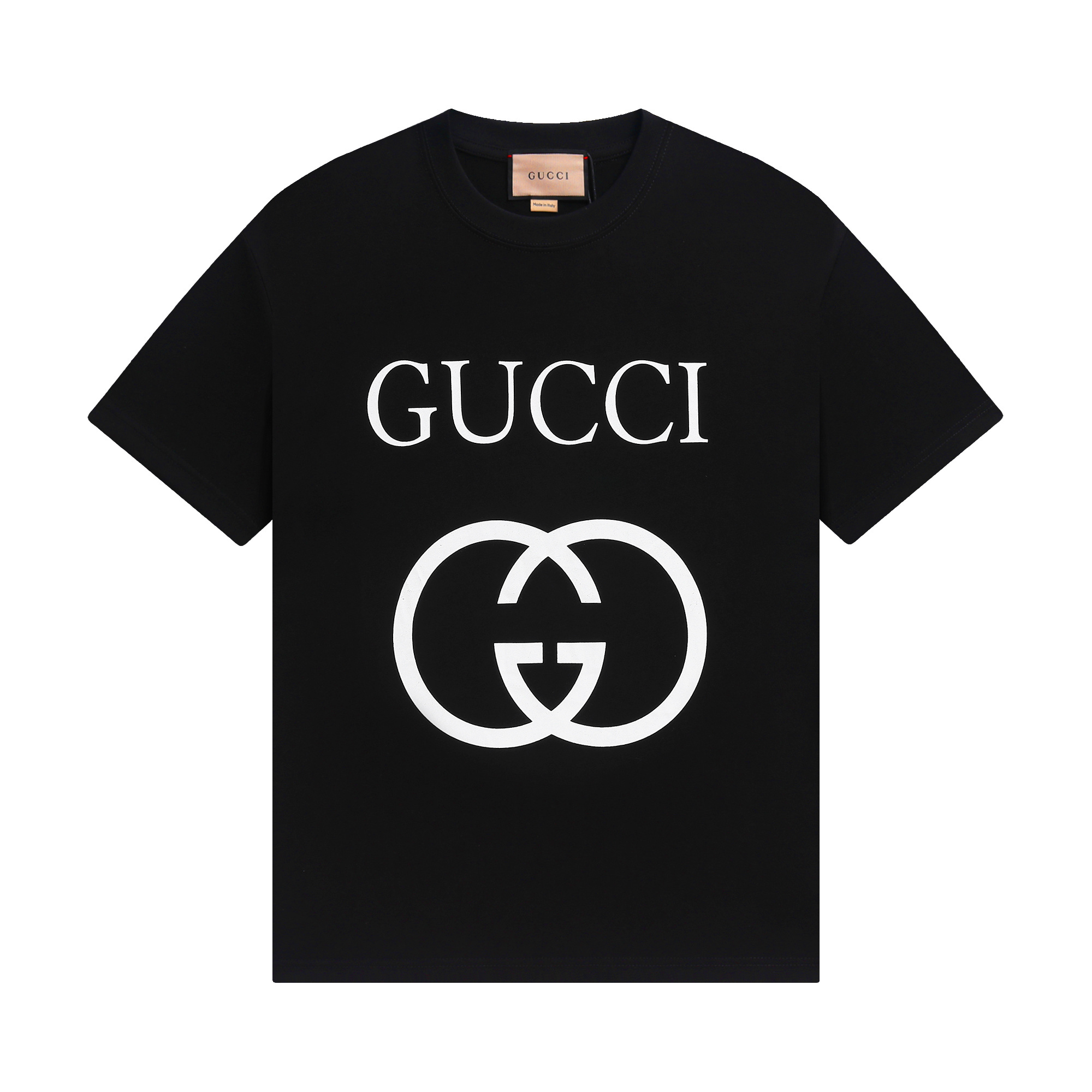 Gucci T-shirt YL#845 Black/Apricot