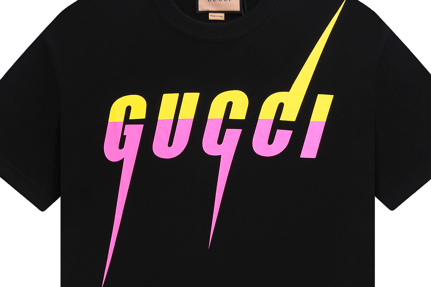 Gucci T-shirt YL#846 Black/Apricot
