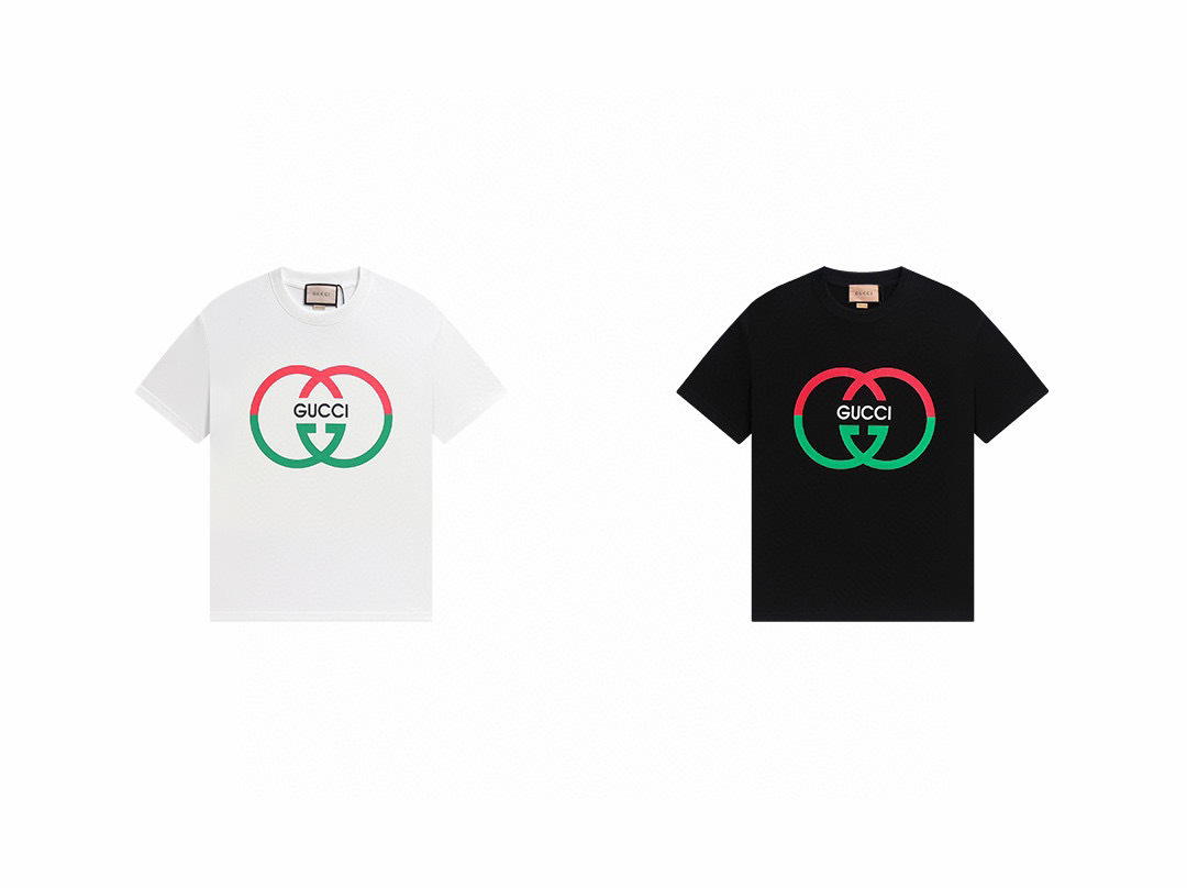 Gucci T-shirt YL#848 Black/White