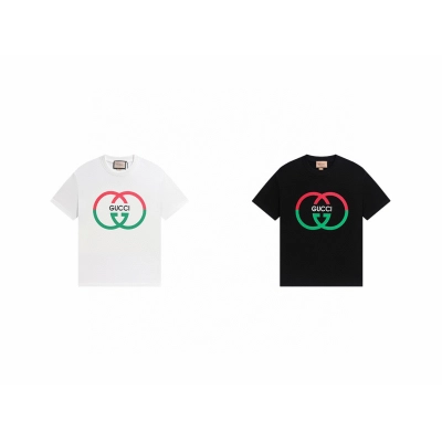 Gucci T-shirt YL#848 Black/White 01
