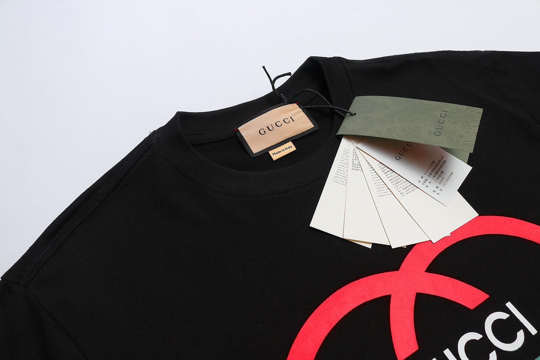 Gucci T-shirt YL#848 Black/White