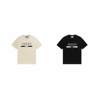 Gucci T-shirt YL#850 Black/Apricot 01