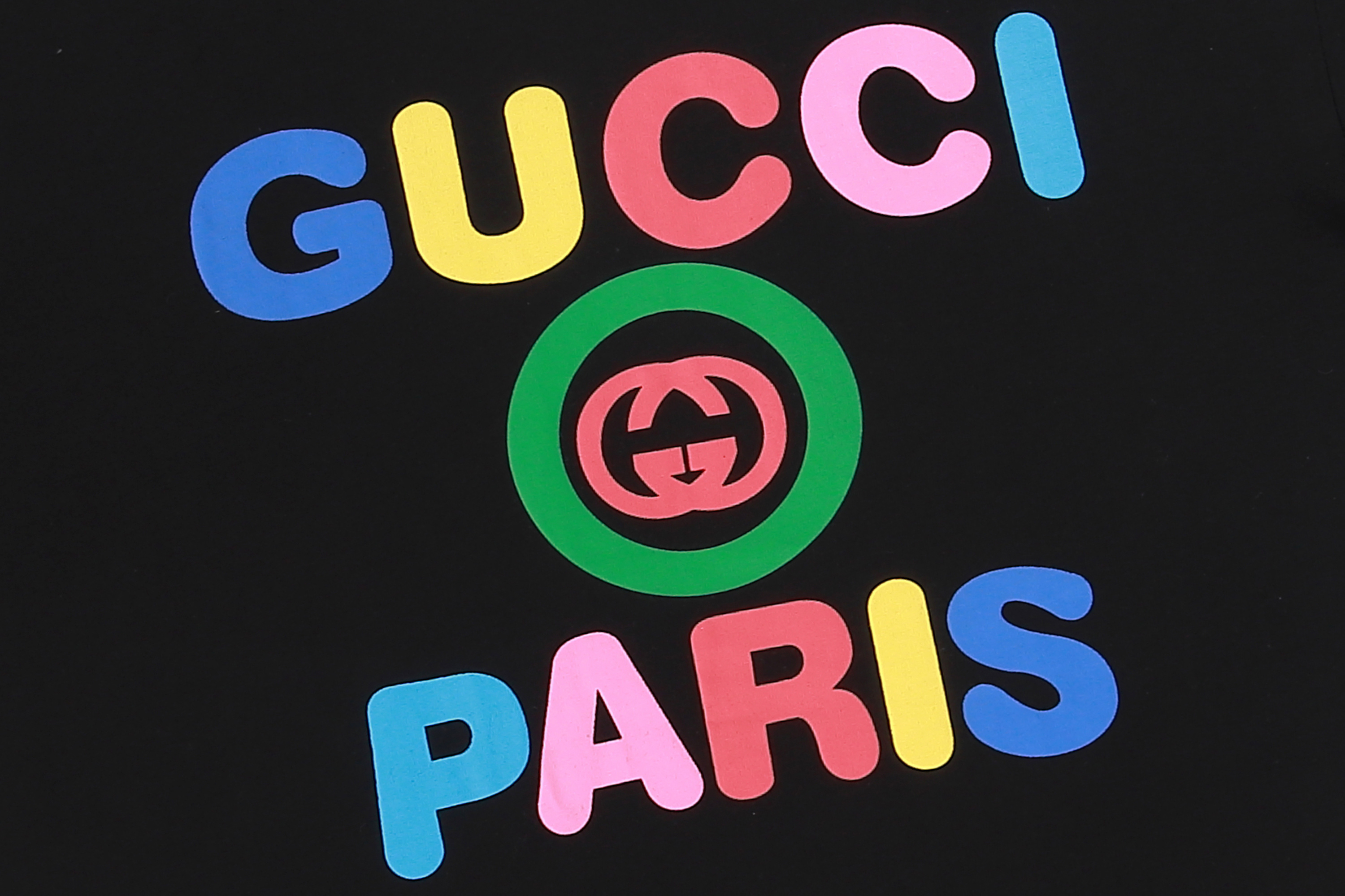 Gucci T-shirt YL#851 Black/Apricot