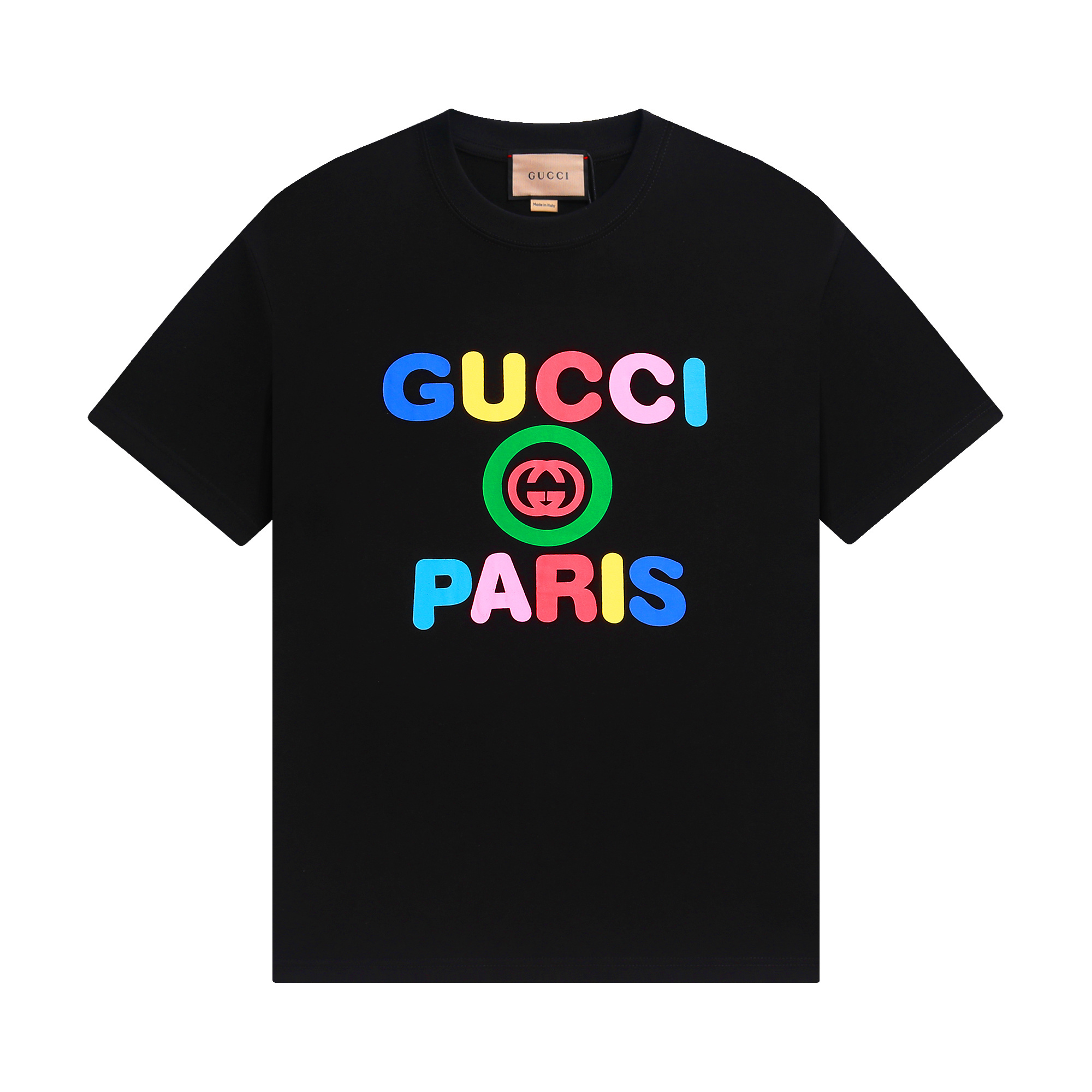 Gucci T-shirt YL#851 Black/Apricot