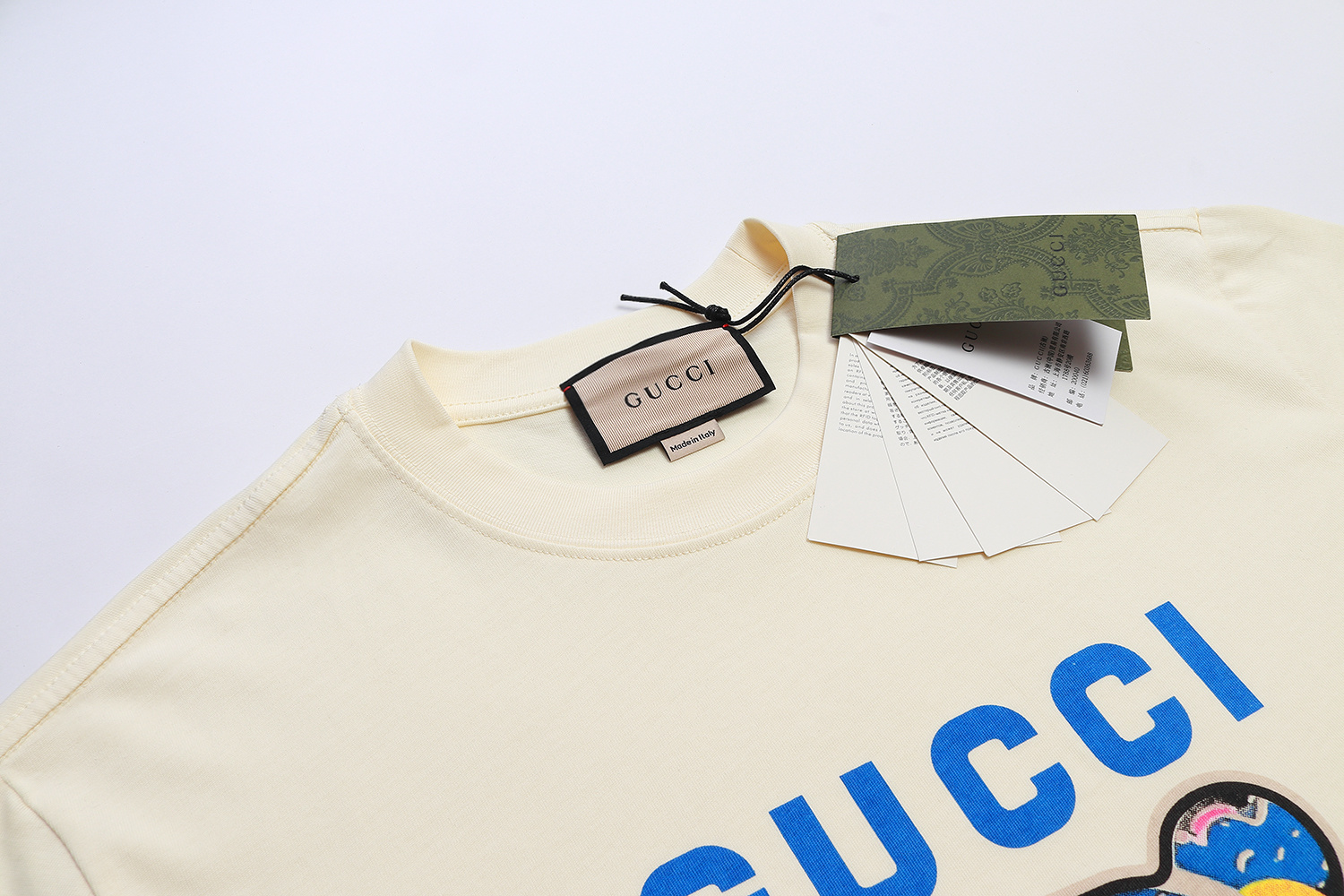 Gucci T-shirt YL#852 Black/Apricot