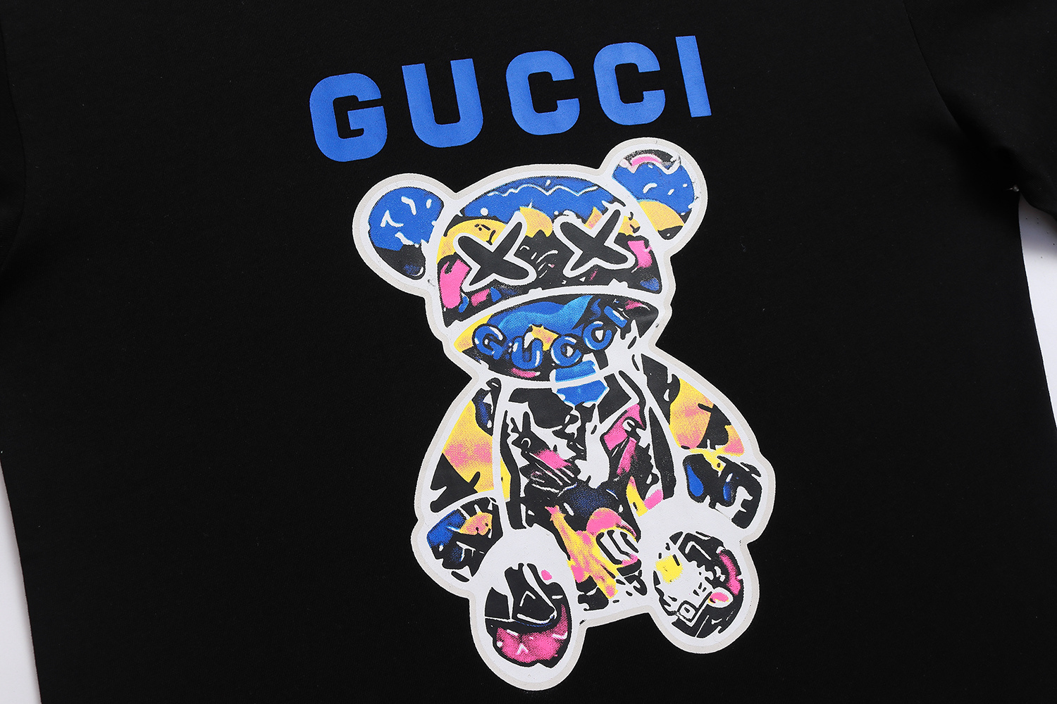 Gucci T-shirt YL#852 Black/Apricot