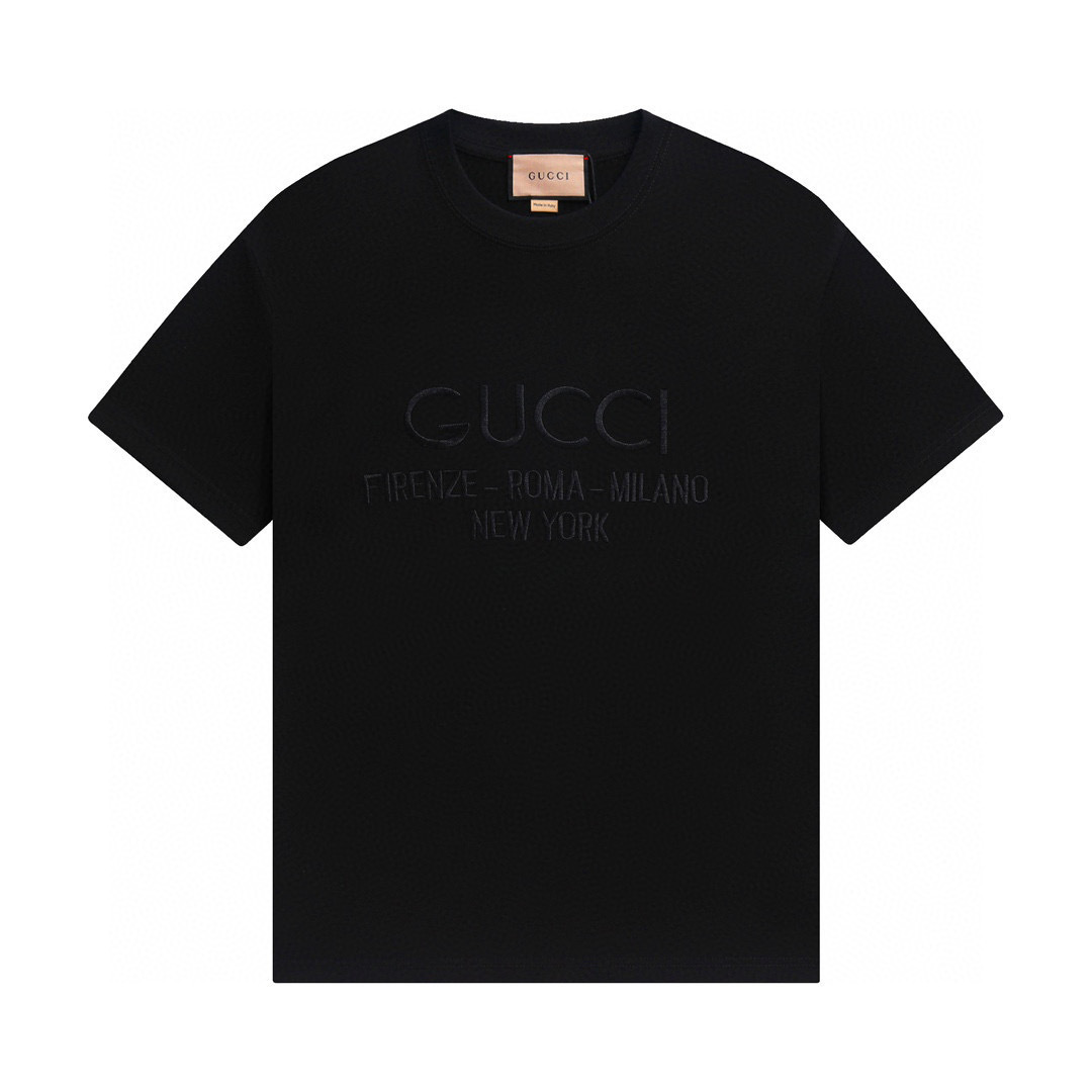 Gucci T-shirt YL#855 Black/White