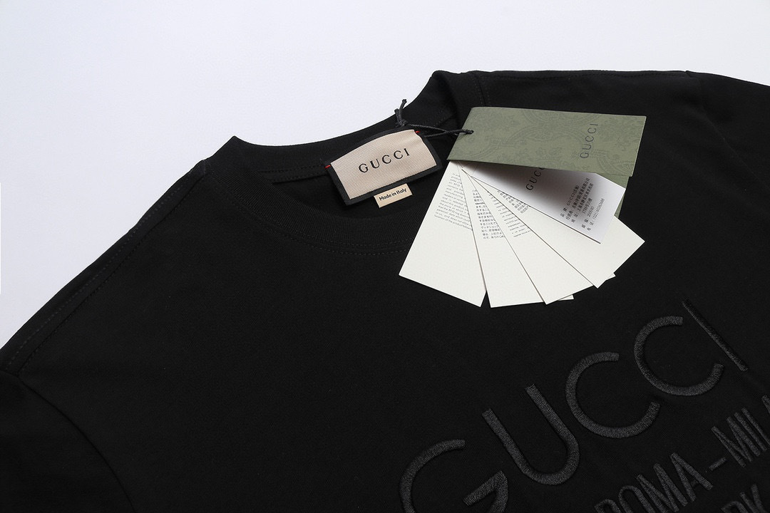 Gucci T-shirt YL#855 Black/White