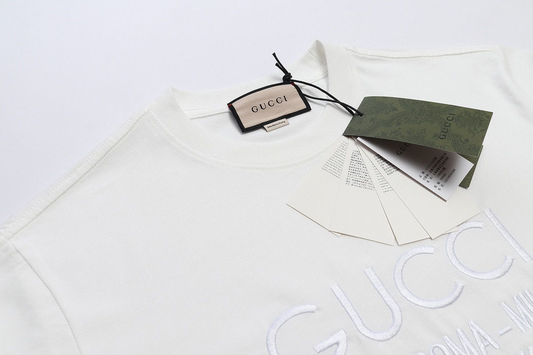 Gucci T-shirt YL#855 Black/White