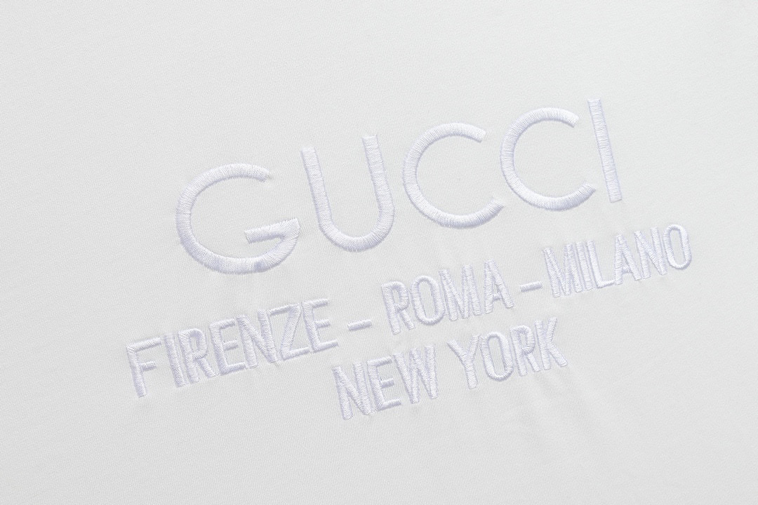 Gucci T-shirt YL#855 Black/White