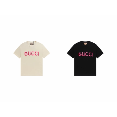 Gucci T-shirt YL#856 Black/Apricot 01