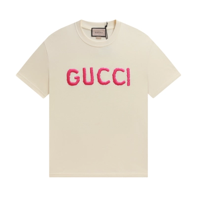 Gucci T-shirt YL#856 Black/Apricot 02