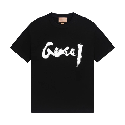 Gucci T-shirt YL#858 Black/White 02