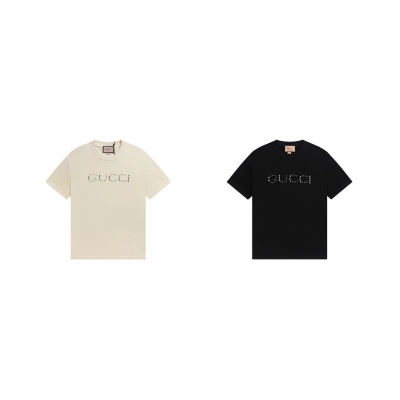 Gucci T-shirt YL#859 Black/Apricot 01