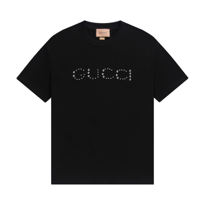 Gucci T-shirt YL#859 Black/Apricot 02