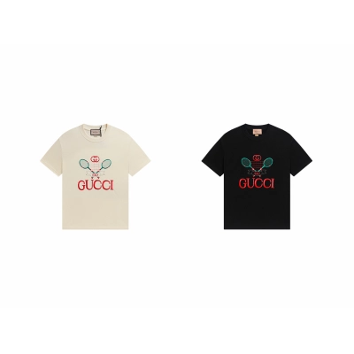 Gucci T-shirt YL#863 Black/Apricot 01