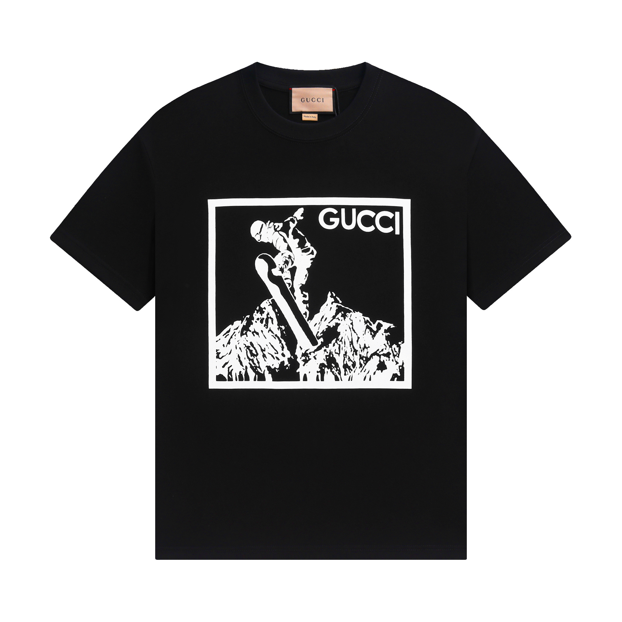 Gucci T-shirt YL#866 Black/White