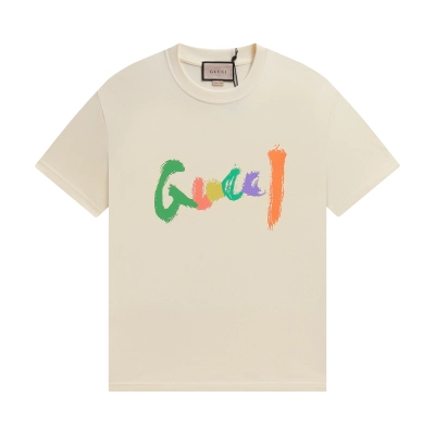 Gucci T-shirt YL#867 Black/Apricot 02
