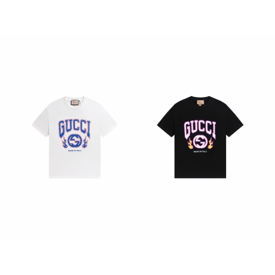 Gucci T-shirt YL#868 Black/White 01