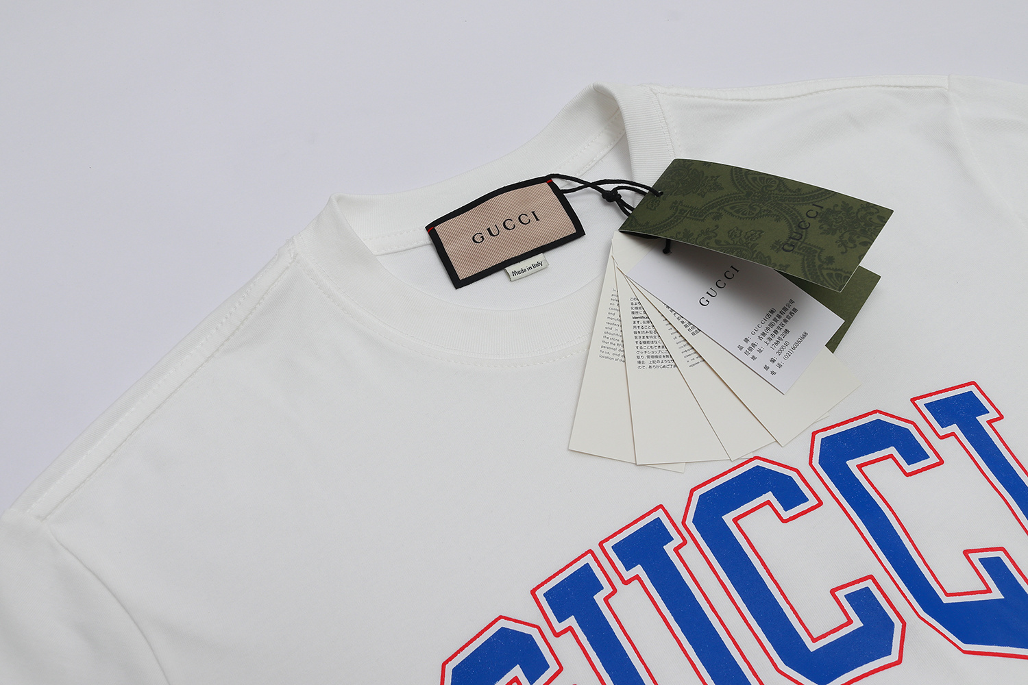 Gucci T-shirt YL#868 Black/White