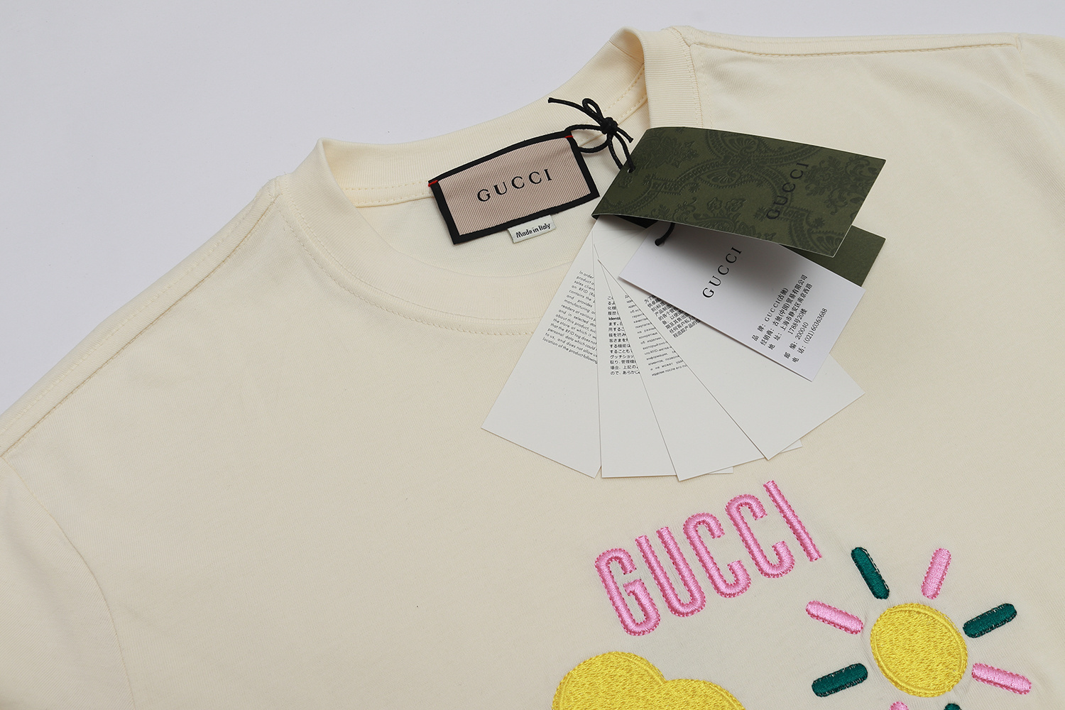 Gucci T-shirt YL#870 Apricot