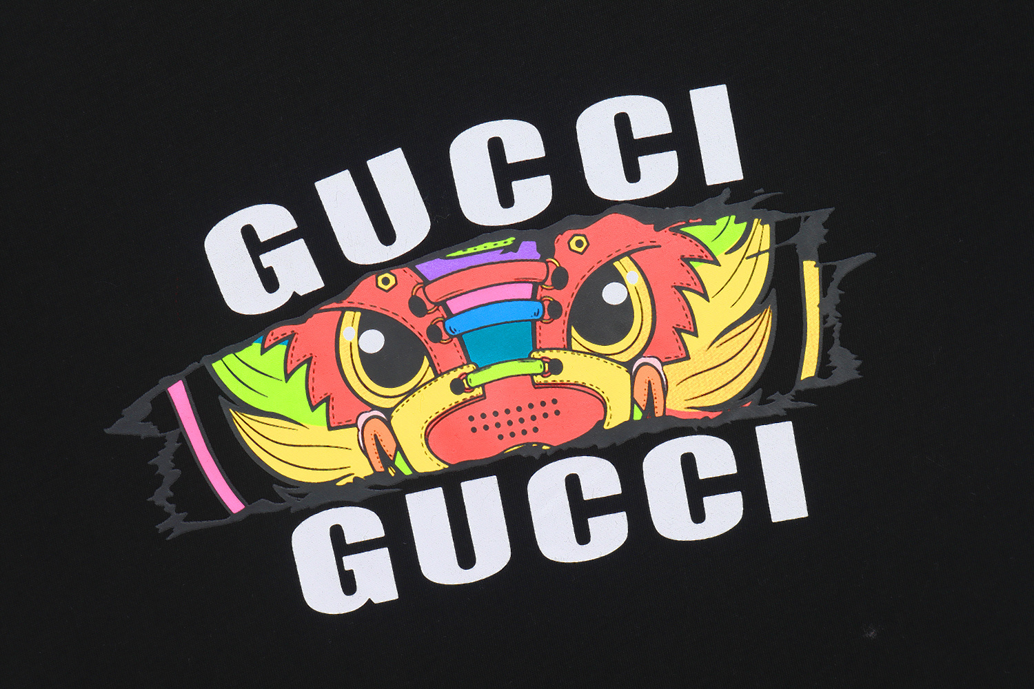 Gucci T-shirt YL#871 Black/Apricot