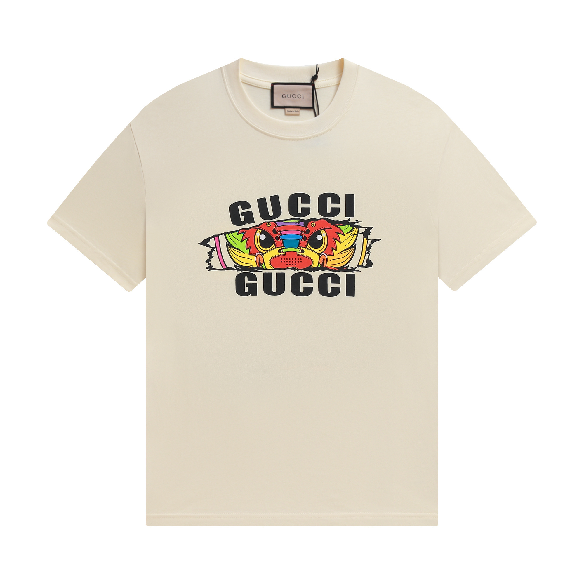 Gucci T-shirt YL#871 Black/Apricot