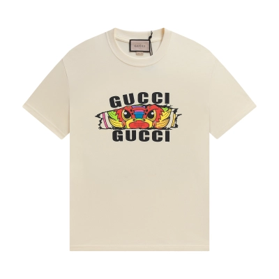 Gucci T-shirt YL#871 Black/Apricot 02