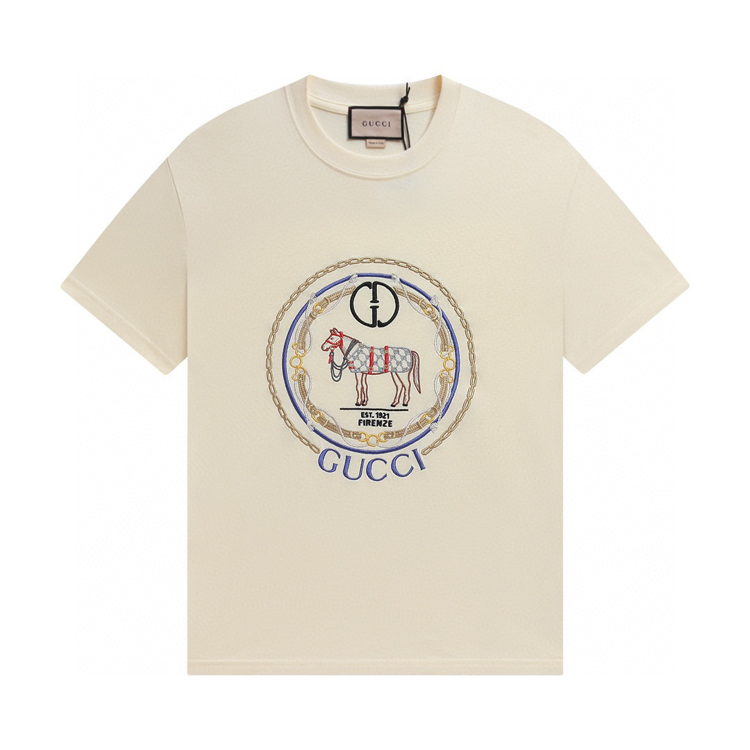 Gucci T-shirt YL#875 Apricot