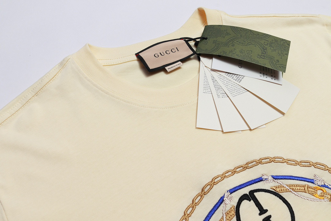 Gucci T-shirt YL#875 Apricot