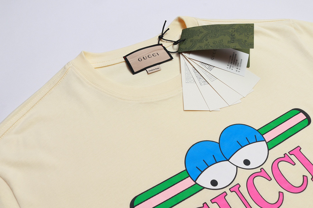 Gucci T-shirt YL#878 Apricot