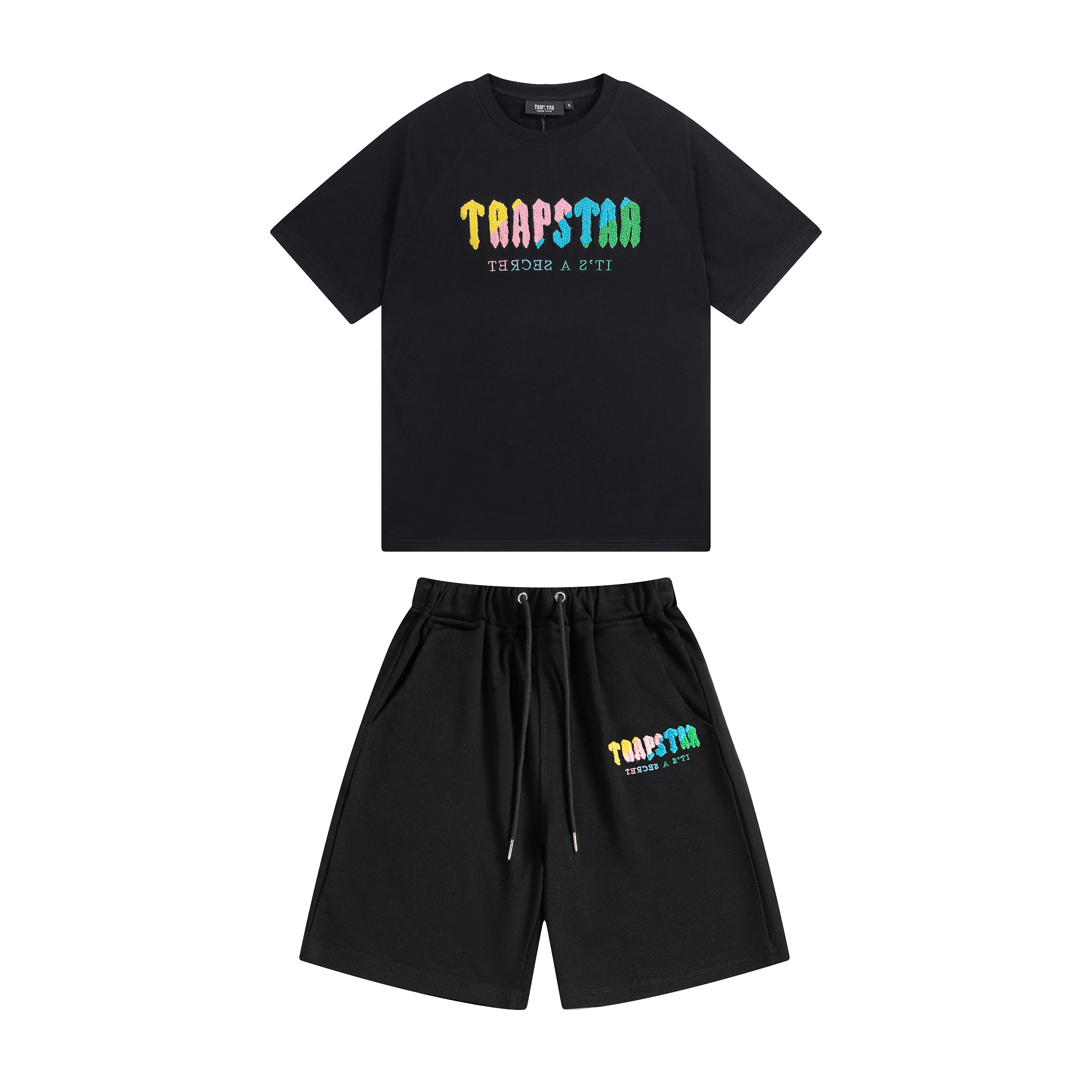 Trapstar Short-Sleeve Set YL#623-624 Black/Grey