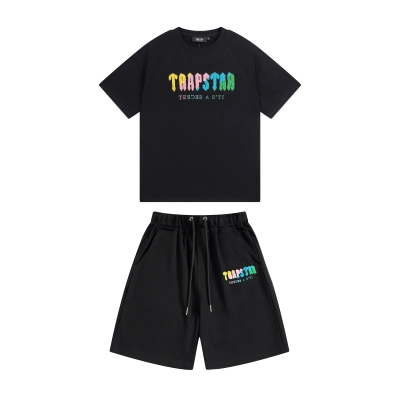 Trapstar Short-Sleeve Set YL#623-624 Black/Grey 02