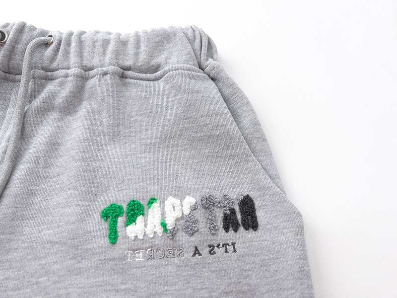 Trapstar Short-Sleeve Set YL#639-640 Black/Grey/White