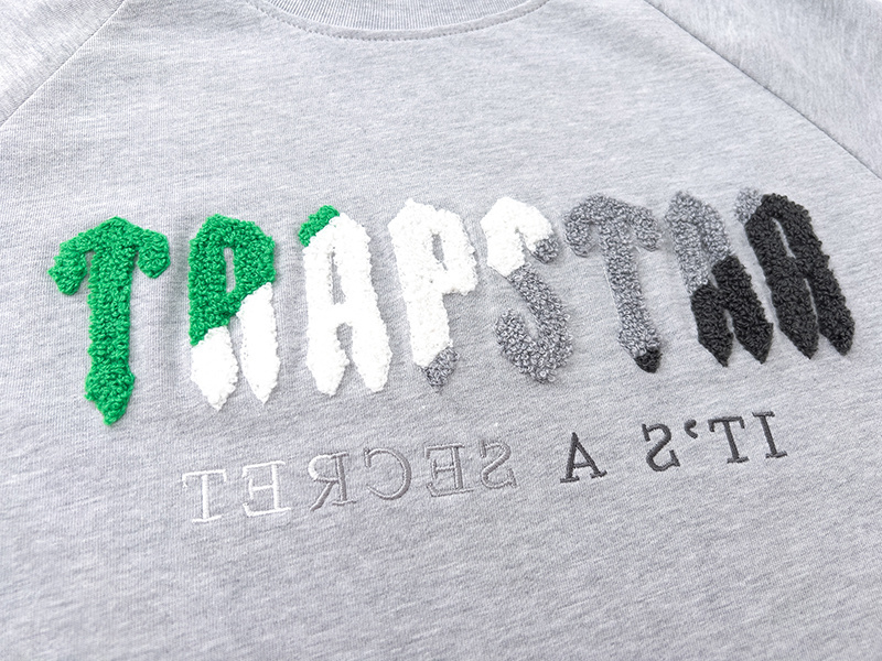 Trapstar Short-Sleeve Set YL#639-640 Black/Grey/White