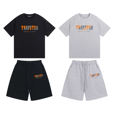 Trapstar Short-Sleeve Set YL#641-642 Black/Grey 01