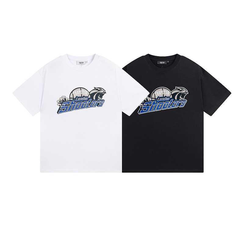 Trapstar T-shirt YL#637 Black/White