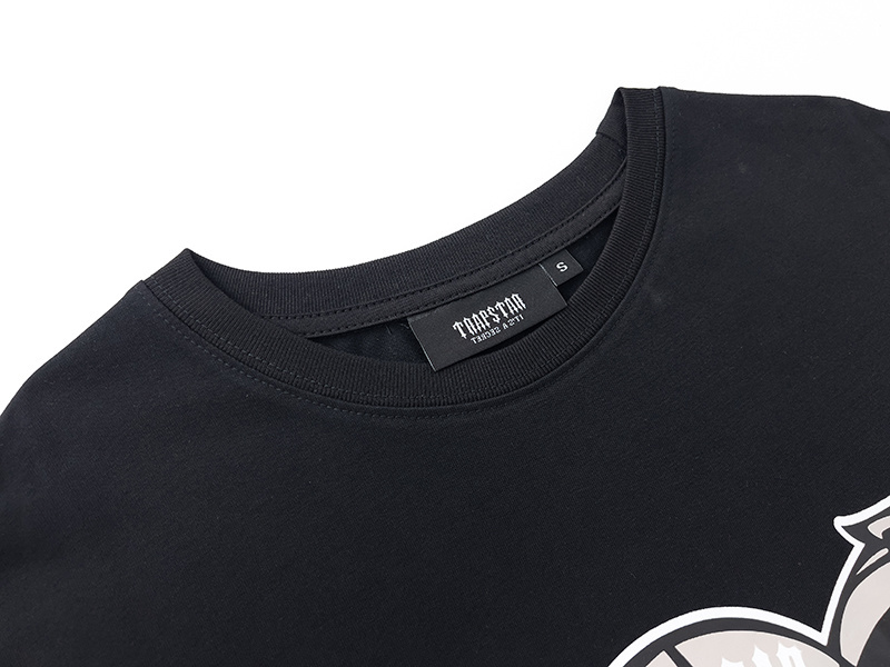 Trapstar T-shirt YL#637 Black/White