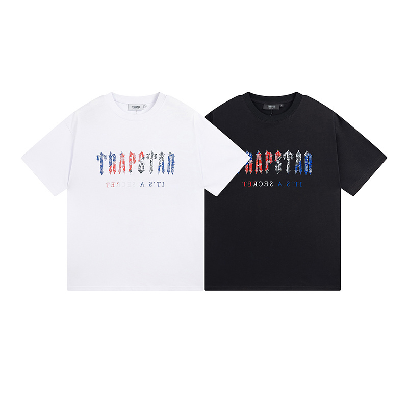 Trapstar T-shirt YL#638 Black/White