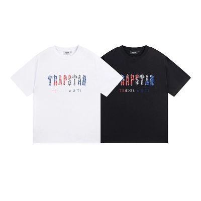 Trapstar T-shirt YL#638 Black/White 01