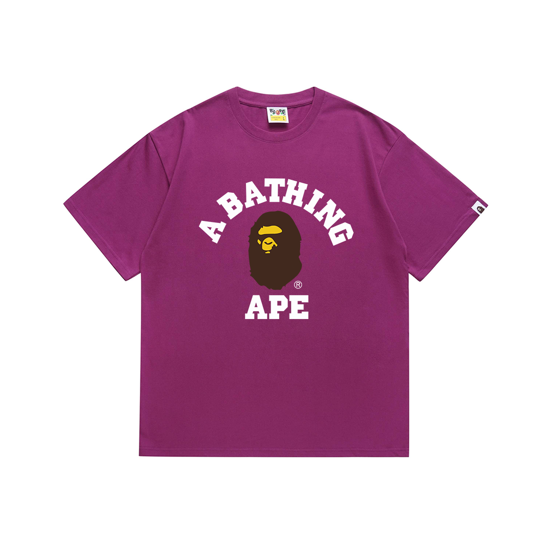 Bape T-shirt YL #057 Rose Purple