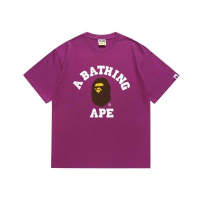 Bape T-shirt YL #057 Rose Purple 01